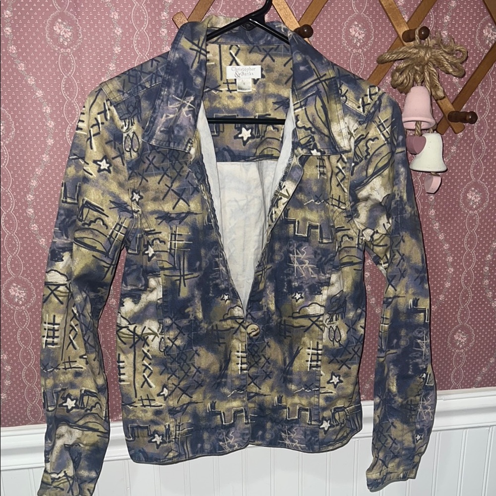 Stylish Women's Patterned Jacket